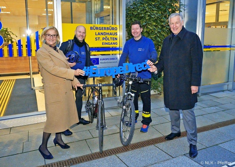 EU-Radtour mit Martin Selmayr und Paul Schmidt