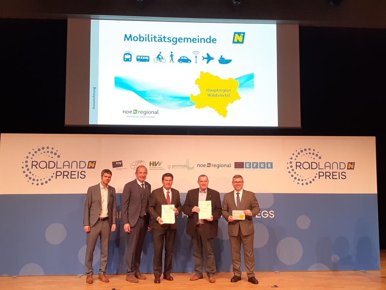 Auszeichnung neue Mobilitätsgemeinde Langenlois